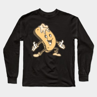 Retro Cartoon Cute Pancake Long Sleeve T-Shirt